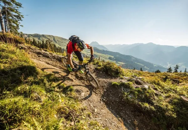 Radfahren und Mountainbiken